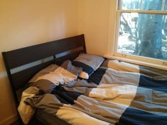 Full-sized bed + mattress for $150 1