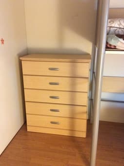Dresser, bookshelf n loft bed $200 1