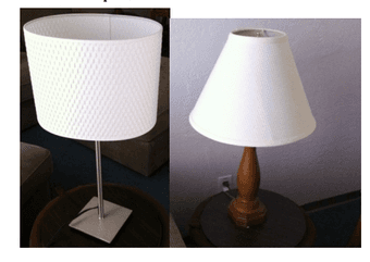 Two table lamps - $20 1