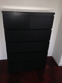 IKEA Queen-size bedframe+mattress, nightstand, dresser, $375 3