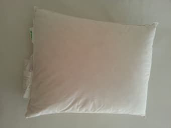 Pillows, IKEA Gosa Raps, Syren, Pinje, $20, $5, $10 respectively 3
