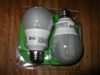Light bulbs low consumption (11W ~ 50W), $4 (pack of 2) 1