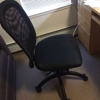 Mesh Back Adjustable Chair, $50, IKEA 1