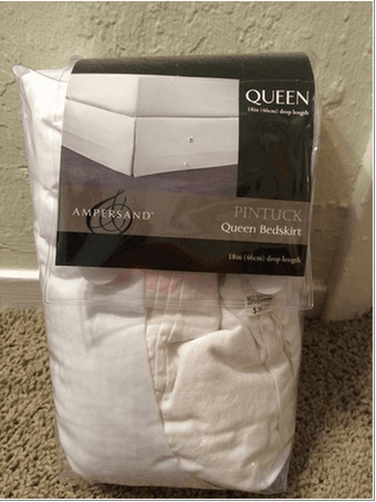 White Queen Bed Skirt - Like NEW! $20 1