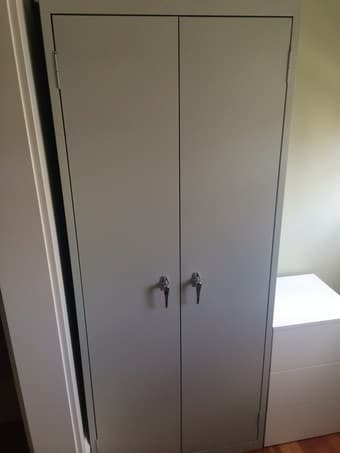 Metal Janitorial/Supply Cabinet - $150 2