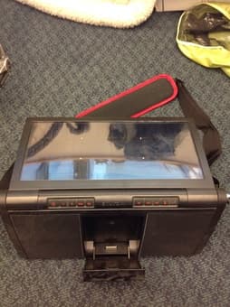 Solar-powered sound system $50 1