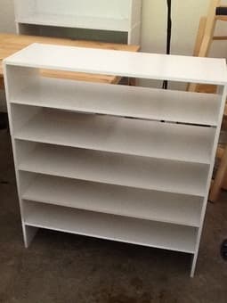 White shoe racks 2