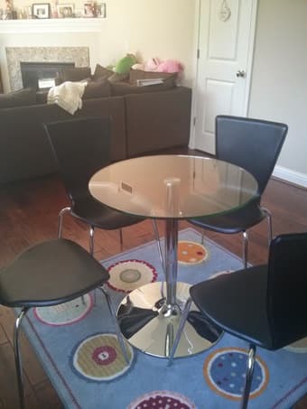 Breakfast Table and Chairs Set 1