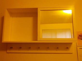 Hanging Vanity Mirror w/Cabinet - $40 2