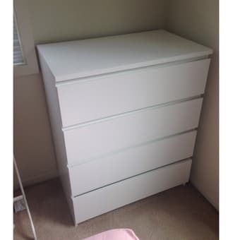 Ikea Malm 4-drawer chest $50 1