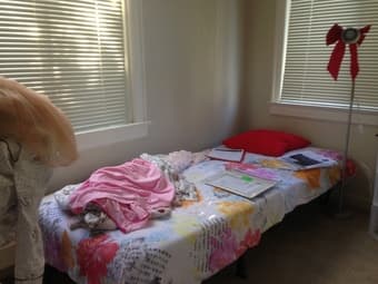 SINGLE Bed Frame and Mattress(almost new), LOW PRICE 1