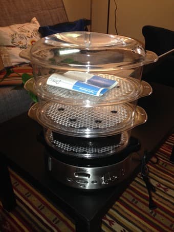 Deni 9-quart, 3-tier food steamer - $30 1