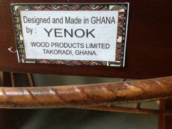 Handcrafted wooden chairs from Ghana 3
