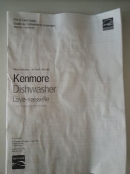 Kenmore Portable Dishwasher, excellent condition $275 3