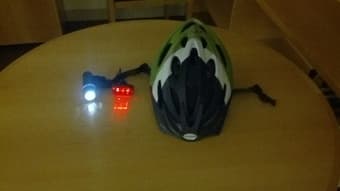Helmet & bike light 1