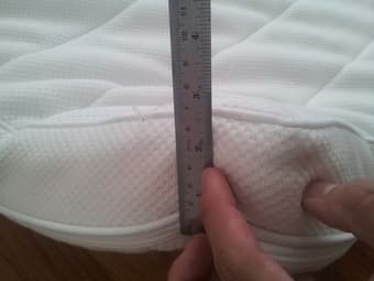 IKEA twin memory foam pillowtop mattress, cover rewashable $100 2