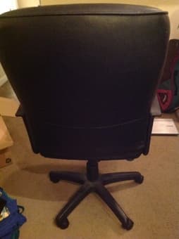 Moving Sale: Comfy Rolling Office Chair $20 2