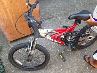 $100 Adult Mountain Bike, $40 Child Mountain Bike 2