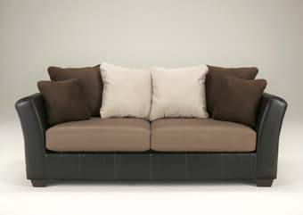Moving Sale - Soft, Upholstered Two-Tone Sofa ($150) - Awesome deal! 2