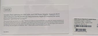 NEW unopened 4th generation iPad, 64GB wifi - $480 2