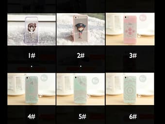 【$5】Cute PC Hard Cover Skin Cases & Screen Protectors for iPhone 5s 1