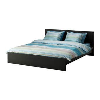 Malm queen size frame with mattress (IKEA) $275 1