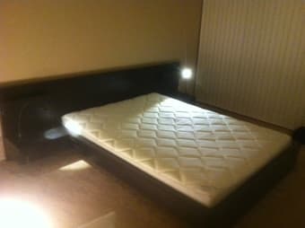 Malm queen size frame with mattress (IKEA) $275 2