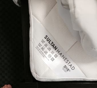 Full size Ikea bed frame and mattress ($250 OBO) 1