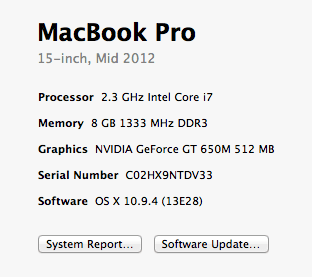 Selling 15 inch 2012 Macbook Pro 2