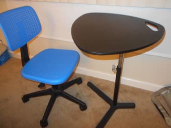 Table and Swivel Chair for office 1