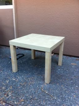 coffee table and lamp 1