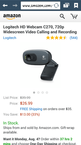 logitech c270 webcam $15 2