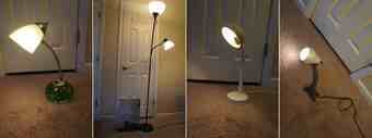 Moving sale: lamp, laundry machine ad TV 1