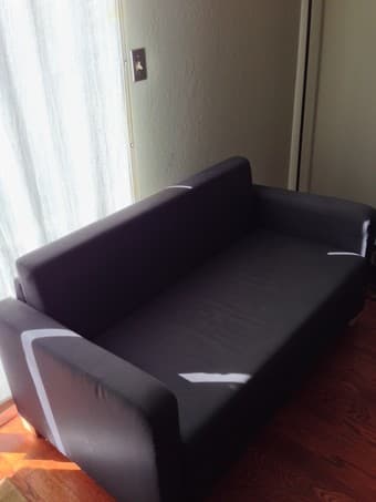 Ikea Solsta Sofa and coffee table 1