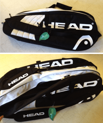 Head Tennis 6-Racquet Bag $30 NWT 1