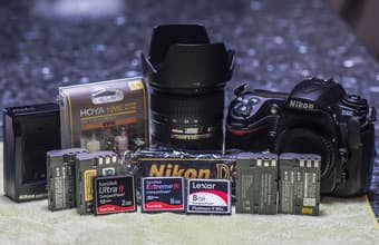 Nikon D300 Digital SLR Camera + Lens and Accessories 1