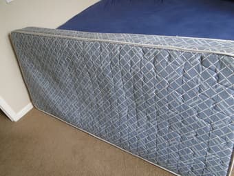 blue twin matress--$40 1