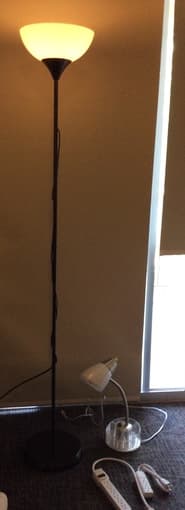 Floor Lamp + Desk Lamp + Power Strips ($20 obo) 1