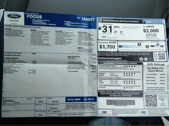 2014 Ford Focus Sedan SE 5000 miles only - $14000 (Brisbane) 2