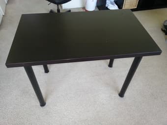 sell black desk/table - $10 1