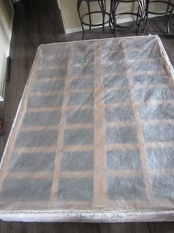 Queen-Sized Mattress & Box Frame-$80 2