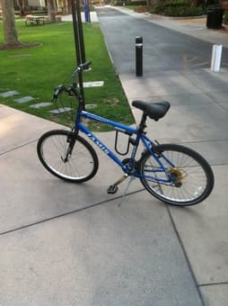 20" Jamis Explorer bike, with lock/lights/helmet -- $195 1