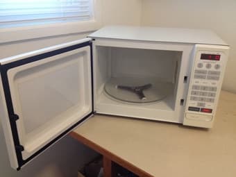 Used microwave - $20 - at Stanford Escondido Village 2