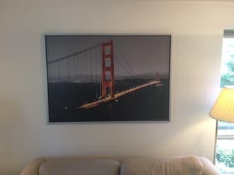 Large Golden Gate Bridge Framed Picture - $30 1