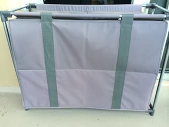 Moving Sale - Microwave, chair and shoe rack 2