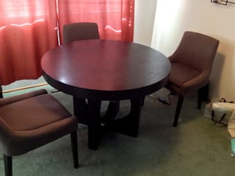 West Elm Dining Room Table with Chairs 3
