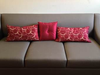 Carpets, pillows, drying rack, ironing board for sale 2