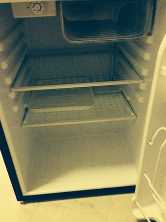 Mini fridge, HP Printer, Scanner, Copier, and Microwave 2
