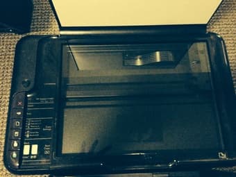Mini fridge, HP Printer, Scanner, Copier, and Microwave 3