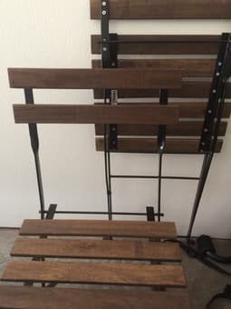 Patio chairs & table $15 1